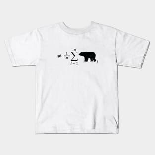 Not Your Average Bear, in Black Kids T-Shirt